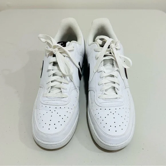 Nike Court Vision LO NN White Burgundy Crush Men Shoes Sneaker DH2987-11 Size 11 - Picture 3 of 9